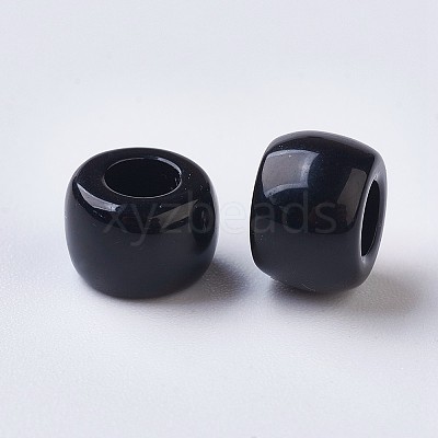Resin Large Hole Beads LS-X-RESI-WH0002-06B-1