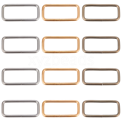 12Pcs 3 Colors Iron Bag Accessories FIND-CY0001-50-1