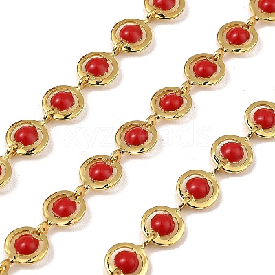 Brass Dapped Chains CHC-K016-01G-01-1