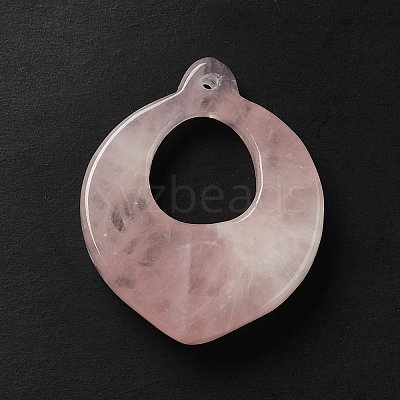 Natural Rose Quartz Pendants G-G997-H07-1