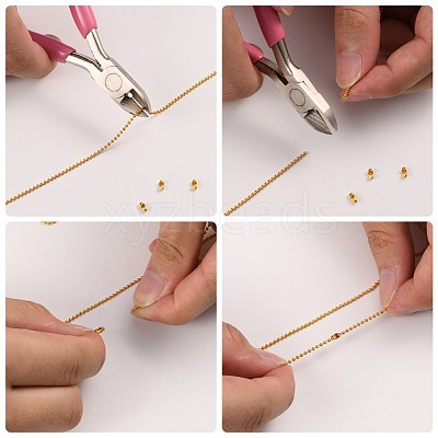 Brass Ball Chains CHC016Y-G-1