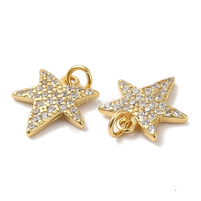 925 Sterling Silver Micro Pave Cubic Zirconia Charms STER-I010-36G-1