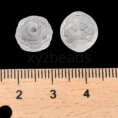 Frosted Acrylic Beads OACR-G037-01D-1