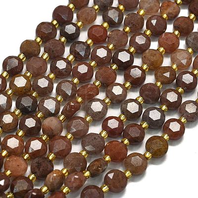 Natural Purple Aventurine Beads Strands G-C116-A24-02-1