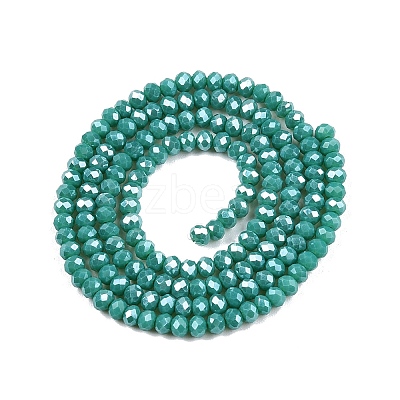 Electroplate Glass Beads Strands LS-EGLA-A044-P2mm-A31-1