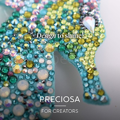 Preciosa® Crystal Hotfix Flatback Stones Y-PRC-HSS6-80100-200-1