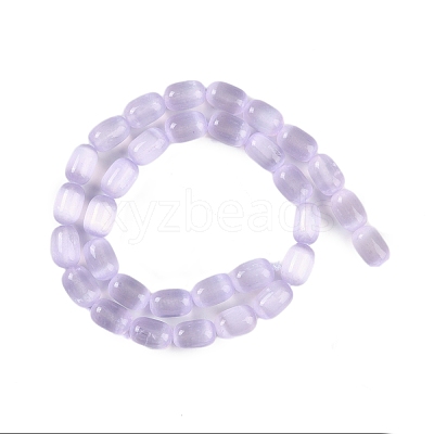 Natural Selenite Beads Strands G-F750-19-1