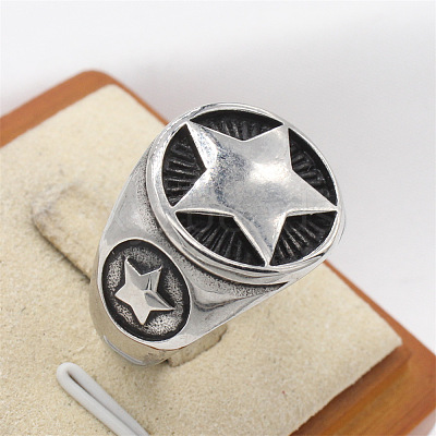 304 Stainless Steel Finger Rings for Men FS-WG539CD-19-1
