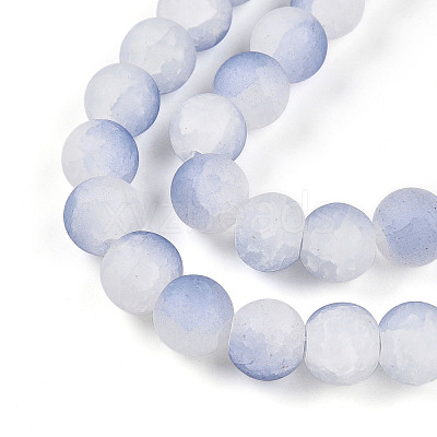 Crackle Glass Beads X1-GLAA-N009-10mm-07-1