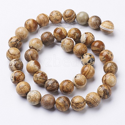 Natural Gemstone Beads Strands GSR10mmC016-1