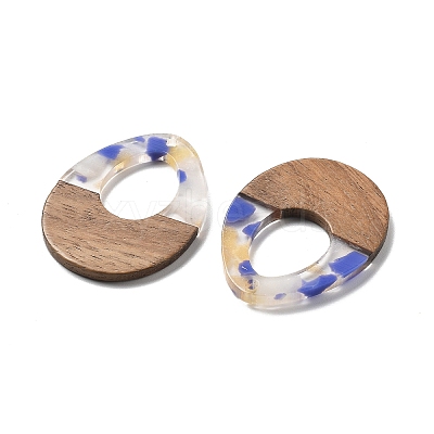 Resin and Walnut Pendants FIND-R051-10C-1