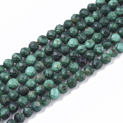 Natural Malachite Beads Strands G-S361-3mm-001-1
