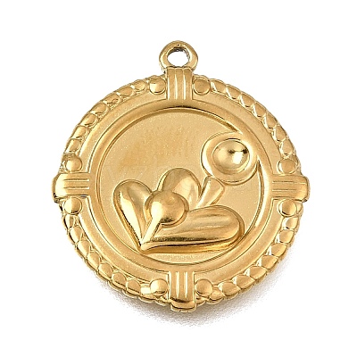304 Stainless Steel Pendants SA-CBAF4B0-02G-03-1