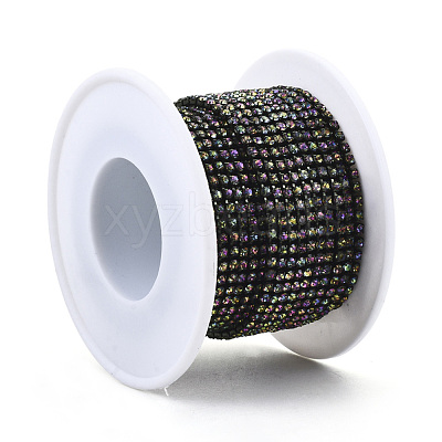 Electrophoresis Iron Rhinestone Strass Chains CHC-Q009-SS6.5-B10-1