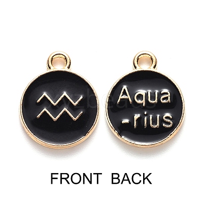 Alloy Enamel Pendants ENAM-SZ0001-27C-J-1