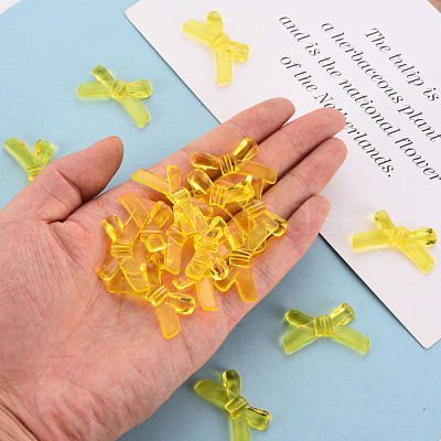 Transparent Acrylic Beads TACR-S154-55B-916-1