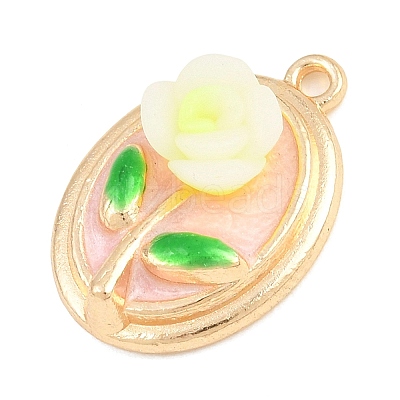 Alloy Enamel Pendants AL-CBAD5CF-02G-C-1