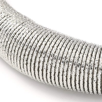 Iron Round Snake Chains Choker Necklaces NJEW-P289-04P-1