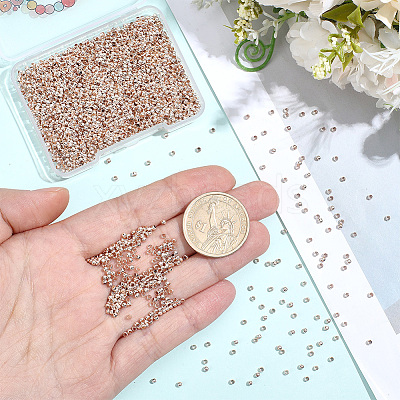 3000Pcs Brass Crimp Beads KK-PA0001-23-1