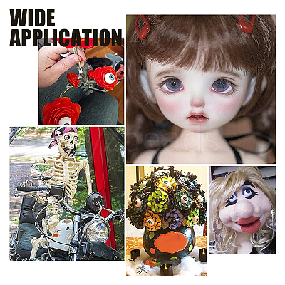 Plastic Doll Eyes DIY-PH0009-45-1