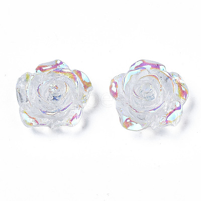 Transparent Resin Cabochons CRES-N030-001B-06-1