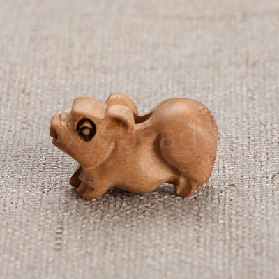 Wood Chinese Zodiac Figurines PW-WGBF21B-12-1