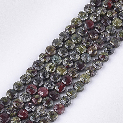 Natural Dragon Blood Beads Strands X-G-S354-33-1