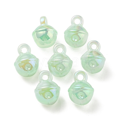 UV Plating Rainbow Iridescent Acrylic Pendants OACR-P010-19F-1