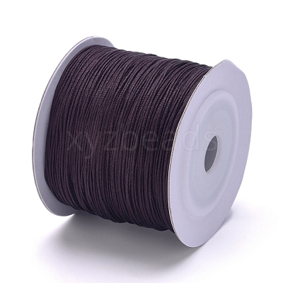Nylon Braided Cord for Woven Jewelry Making Macrame Craft NWIR-D055-0.6mm-04-1