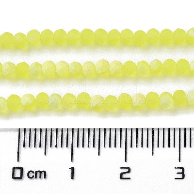 Imitation Jade Glass Beads Strands EGLA-A034-T2mm-MB29-1