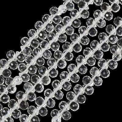 Natural Quartz Crystal Beads Strands GG-CBAB63F-A01-1