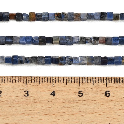 Natural Dumortierite Beads Strands GG-CBA2498-A05-01-1