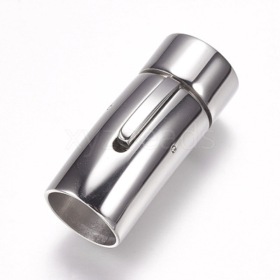 Tarnish Resistant 304 Stainless Steel Bayonet Clasps STAS-O114-031P-D-1