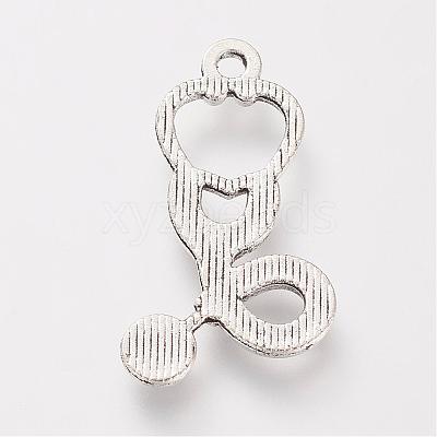Tibetan Style Alloy Pendant Enamel Settings TIBE-S306-07AS-RS-1