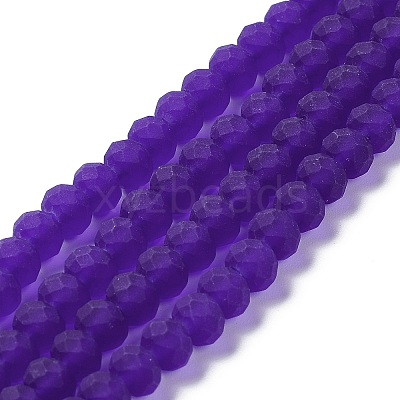 Transparent Glass Beads Strands EGLA-A034-T4mm-MD06-1