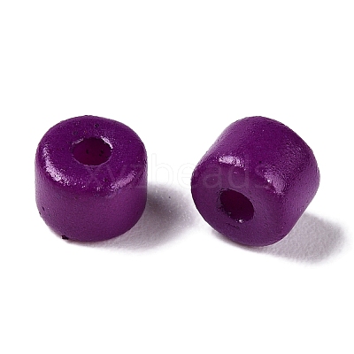 Opaque Baking Paint Glass Seed Beads SEED-T008-02U-1