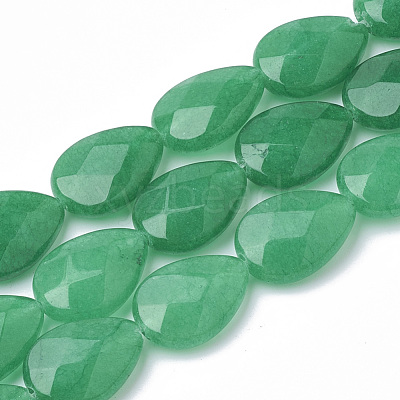Natural White Jade Beads Strands G-S292-21-1-1