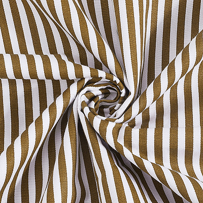 Cotton Fabric with Strip Pattern DIY-PH0037-96B-1