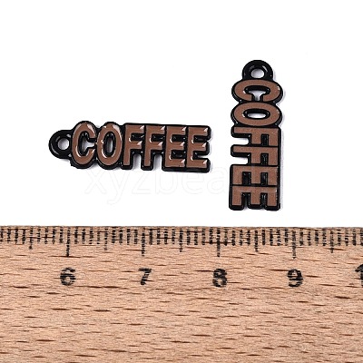 Baking Paint Alloy Enamel Pendants PALLOY-T093-09D-1