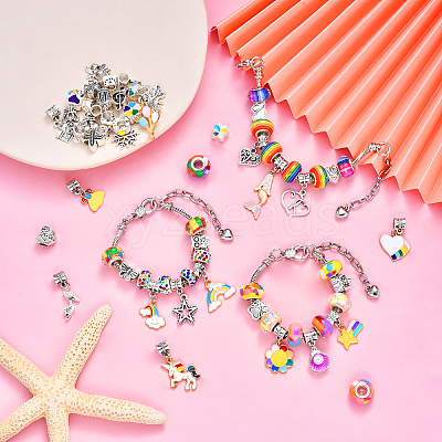 DIY European Bracelet Making Kits DIY-YWC0006-03A-1