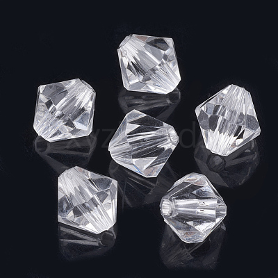 Transparent Acrylic Beads TACR-S146-10mm-01-1