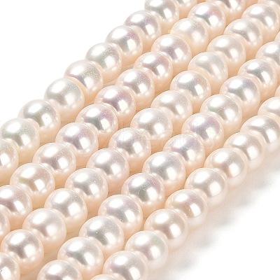 Natural Cultured Freshwater Pearl Beads Strands PEAR-J007-09-1