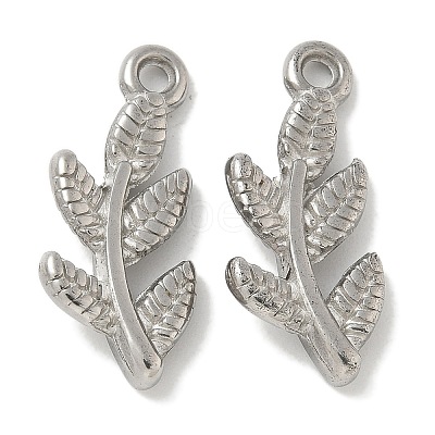 Anti-Tarnish 304 Stainless Steel Pendants STAS-Q334-08P-1