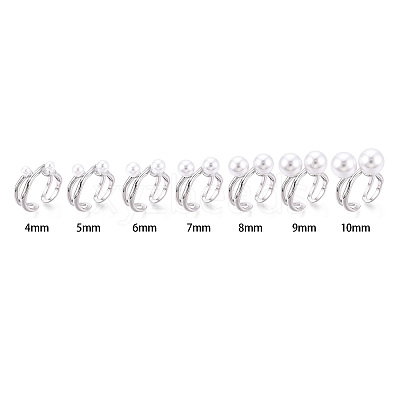 Brass Cuff Ring Settings X-KK-T076-58P-1