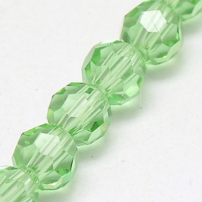 Glass Beads Strands EGLA-J042-8mm-01-1