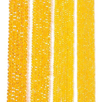 Electroplate Glass Beads Strands EGLA-A044-T2mm-B05-1