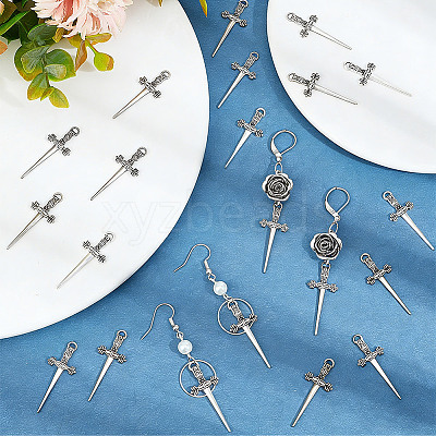 60Pcs Tibetan Style Alloy Pendants FIND-SC0023-91-1