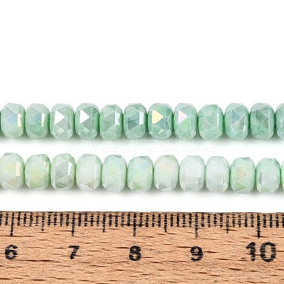 Anti-Tarnish Electroplate Glass Beads Strands GLAA-T025-6mm-11C-1