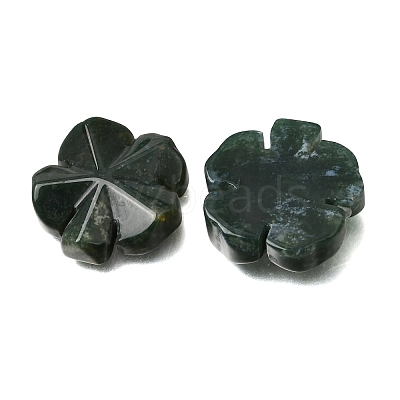 Natural Indian Agate Carved Clover Display Decorration GG-CBA6D08-D08-1