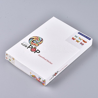 DIY Diamond Painting Stickers Kits For Kids DIY-F051-04-1